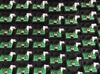 Printed Circuit Boards in Production.