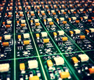 A PCB populated with SMT.
